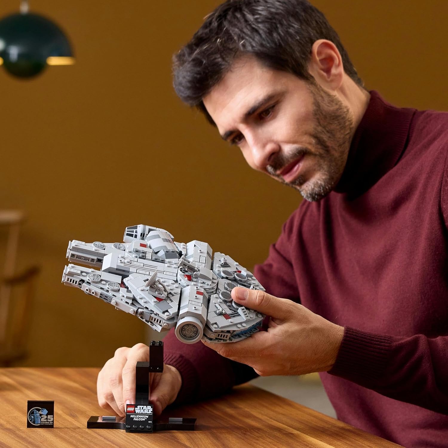 Lego 75375 Star Wars Millennium Falcon Toy Birthday Present Blocks Mother's Day Father's Day Men Women Space