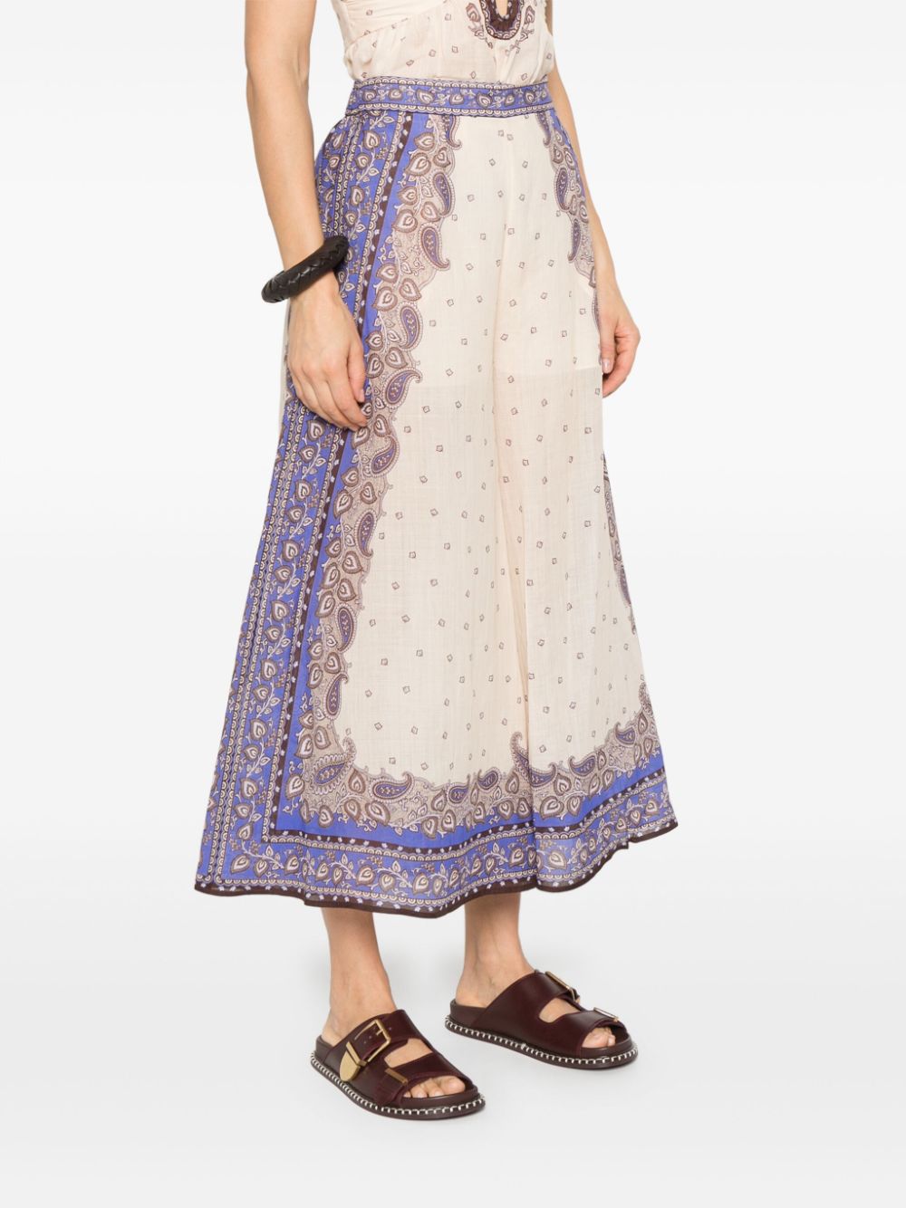 Zimmermann ZIMMERMANN MAXINE WIDE LEG PRINTEDズボン - Image 7
