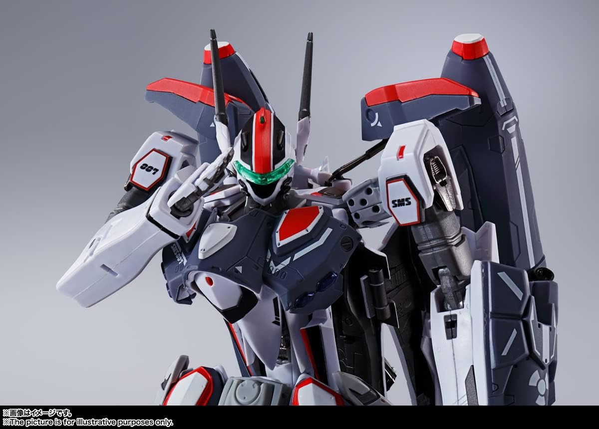 BANDAI SPIRITS DX Chogokin Macross F VF-25F Super Messiah Valkyrie (Alto Saotome) Revival Ver. Approx. 13.4 inches (340 mm), ABS & Die Cast & PVC Painted Action Figure