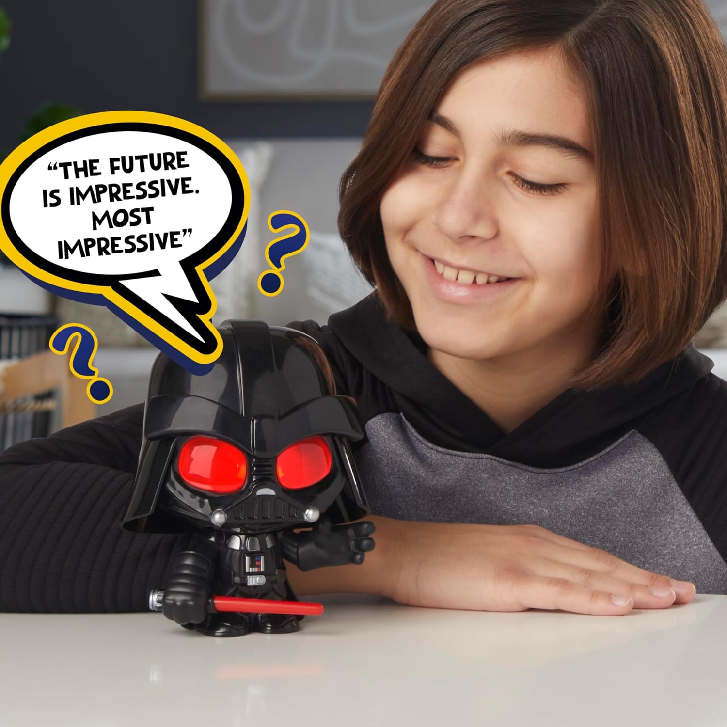 Hasbro Star Wars Star War Force & Telling Vader Electric Fortune Telling Darth Vader 40+ Reaction for 4+ Years Old English Toy G0027 Authentic