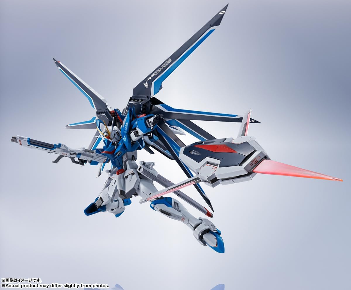 Metal Robot Spirits, Mobile Suit Gundam SEED FREEDOM, Rising Freedom Gundam, Approx. 5.5 inches (140 mm), ABS & PVC & Die Cast Pre-painted Action Figure