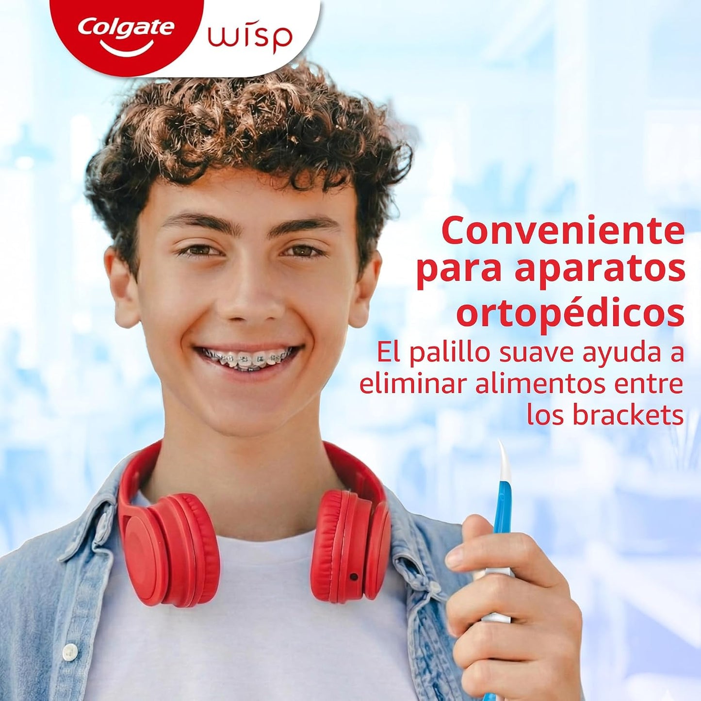 Colgate Max Fresh Wisp - Mini cepillos de dientes desechables de viaje, menta, 24 unidades (paquete de 4)