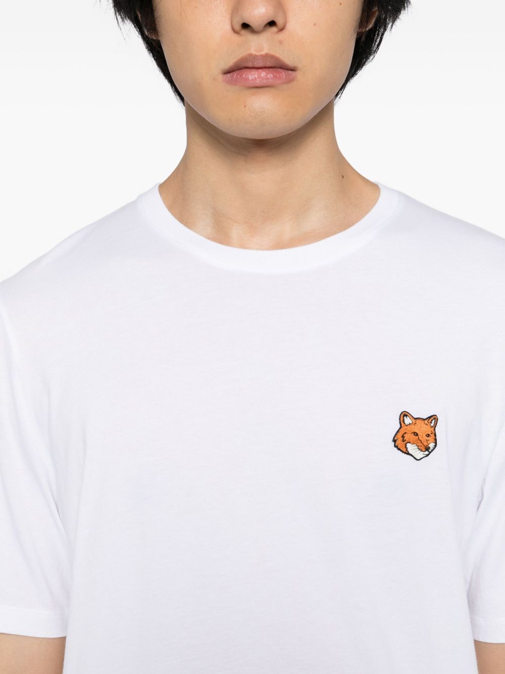 Maison メゾンキツネ 'フォックスヘッドコットンTシャツ - Image 7