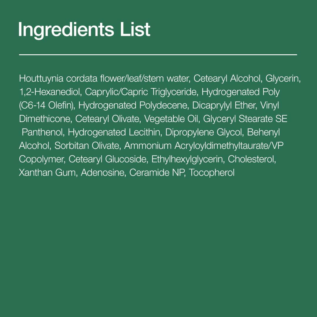 ANUA Dokudami 70 Intense Calming Cream, 1.7 fl oz (50 ml), Moisture Moisturizing Care, Plenty of Moisturizing, Dry Skin, Mixed Skin, Heartleaf Cream, Skin Care, Moisturizing Cream, Korean Cosmetics