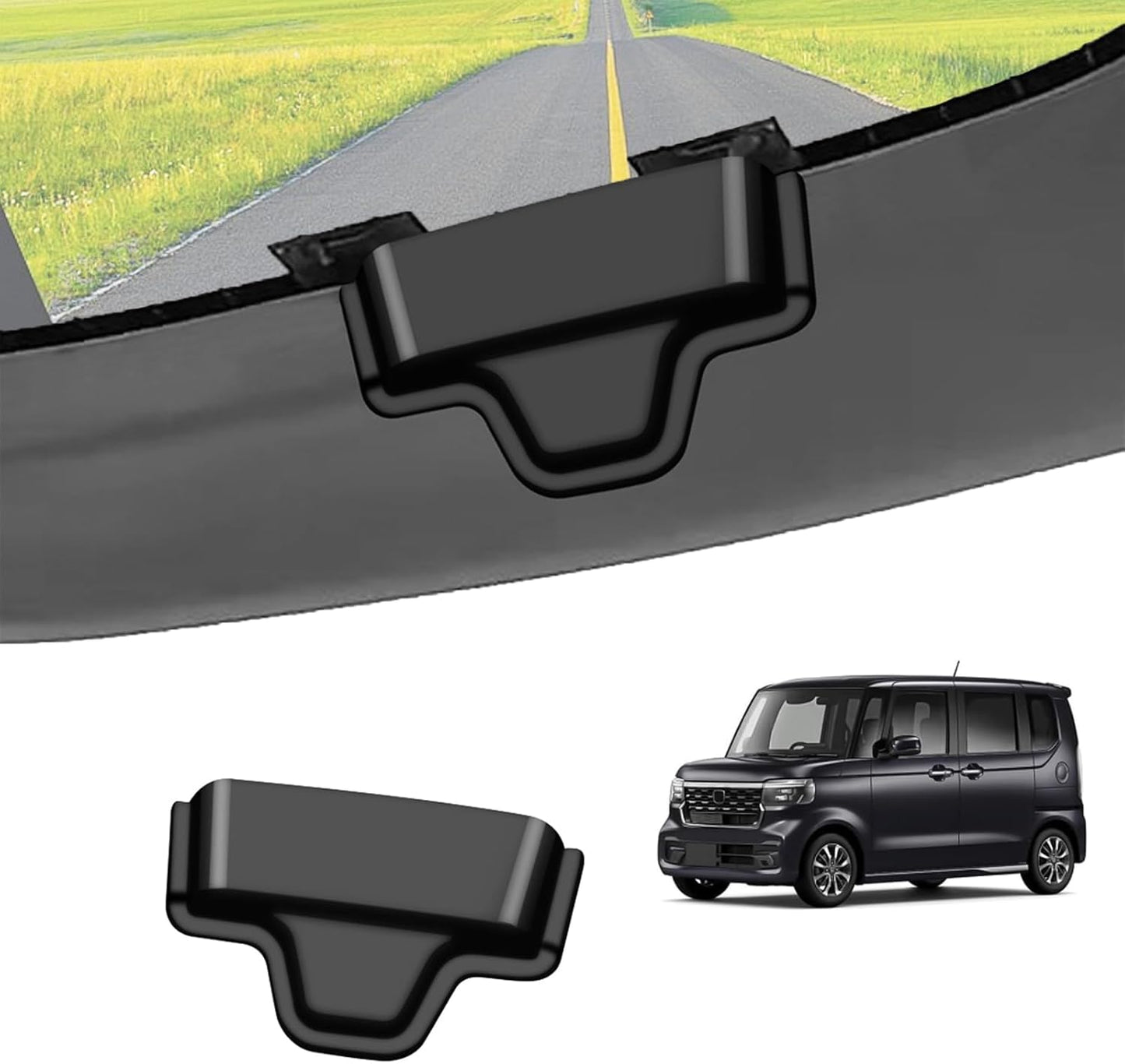 Honda Dedicated New N-BOX JF5 JF6 Rear Defogger Cover Protective Cover ABS Heat Wire Cover Rear Defogger Cover Interior Glove Box Interior Accessories Deformer Cable Protection Rear Heat Wire