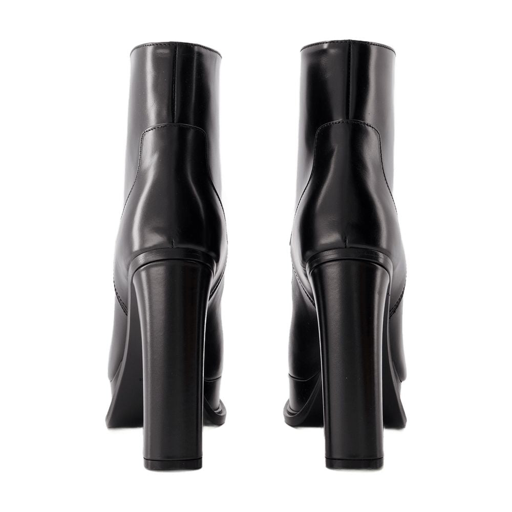 Alexander 120 Mm足首ブーツアレクサンダーマックイーンレザーブラック - Image 7