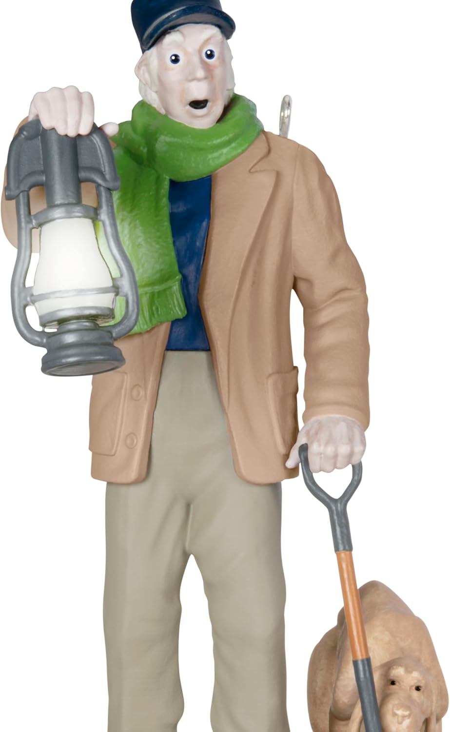Tarjeta de recuerdo de Navidad Hallmark, colección Disney La mansión embrujada, El cuidador y su perro con luz y sonido, Regalos para fans de Disney