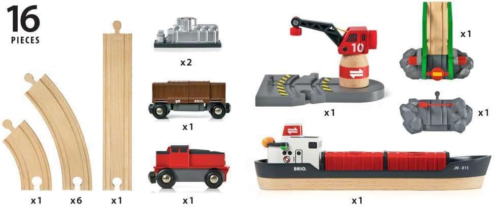 Schylling Brio Cargo Harbor Set