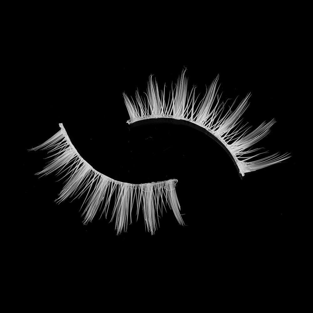 Beautiful White False Eyelashes Long Cross Eyelash Extension False Eyelashes Cosplay Eye Makeup Tool