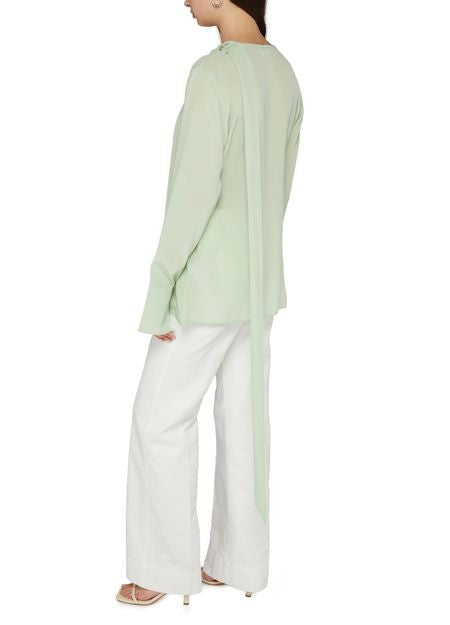VICTORIA BECKHAM ツイストディテール スカーフトップス - Image 7