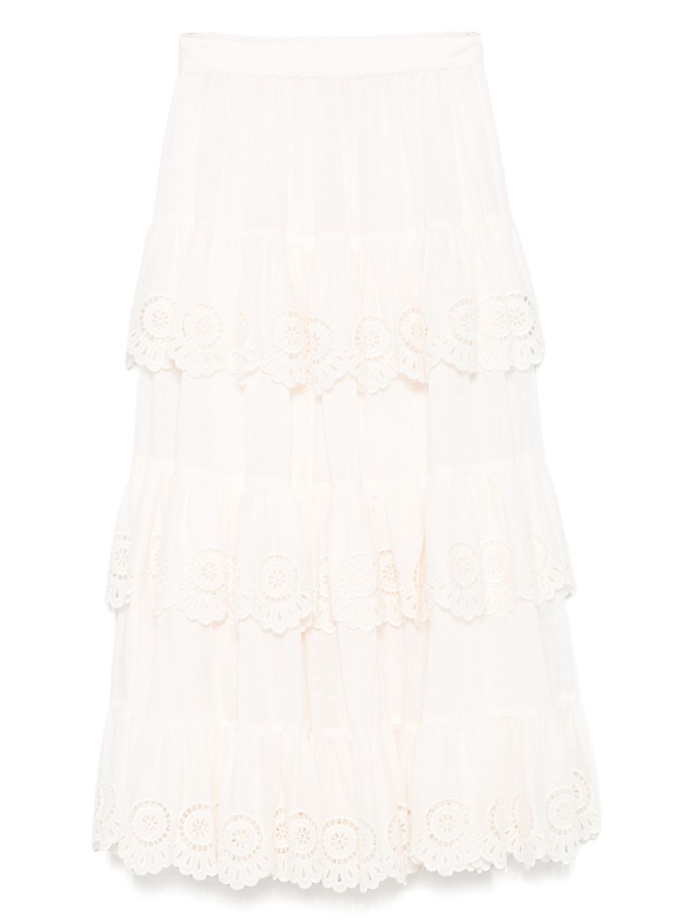 Zimmermann Zimmermann Lucky Embroidered Midi Skirt - Image 7