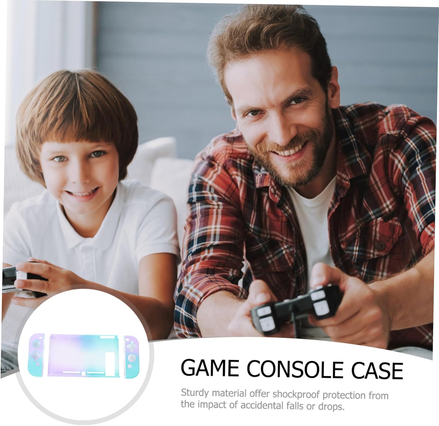 CHILDWEET ゲーム機用 減圧保護ケース グラデーション 軽量ハード製 取り外