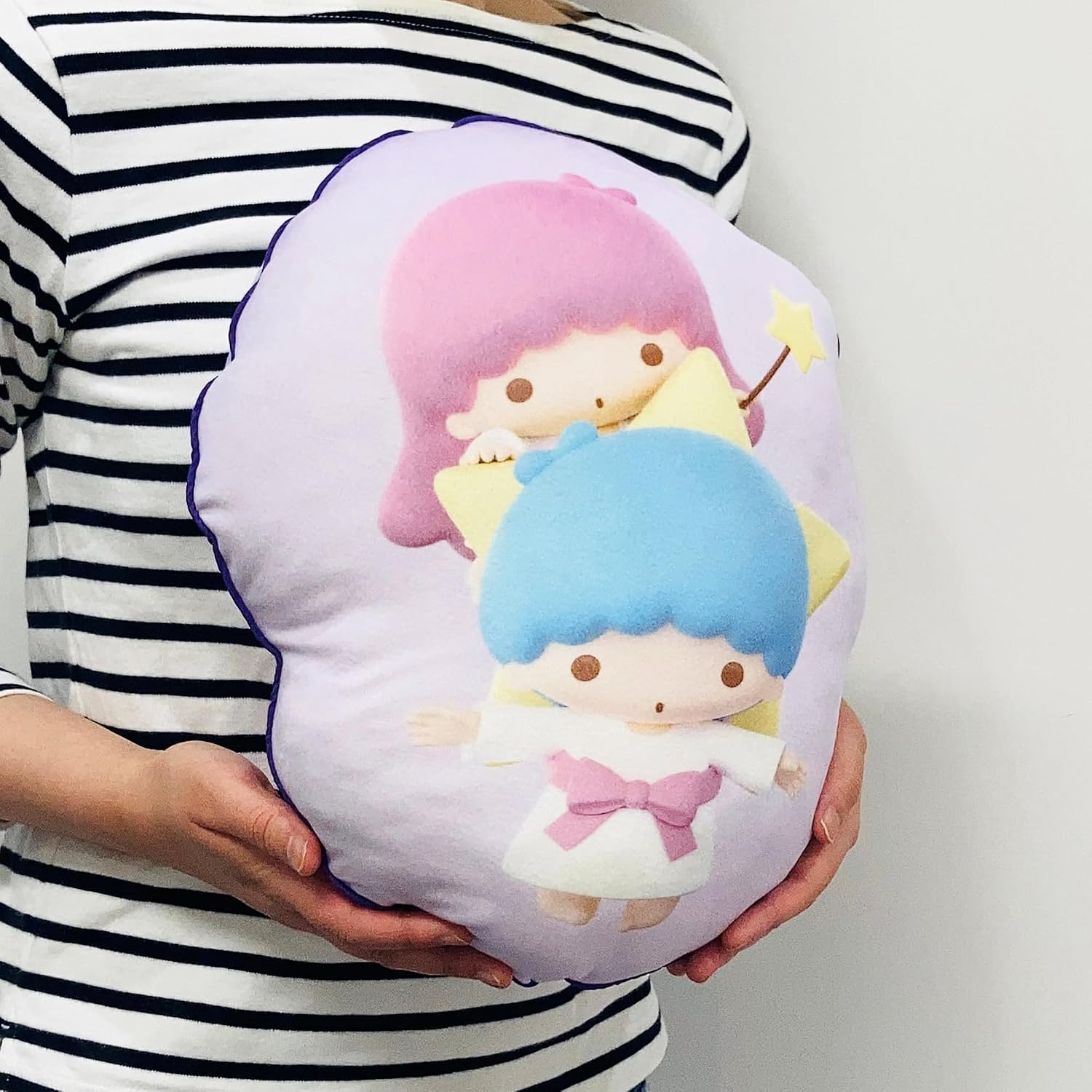 Moripilo Sanrio Kikirara Body Pillow, Die Cut Cushion, Skin Friendly Micro Fabric, Goods, Plush Nap Pillow, 11.8 x 15.7 x 3.9 inches (30 x 40 x 10 cm), Pink Pillow Morisita