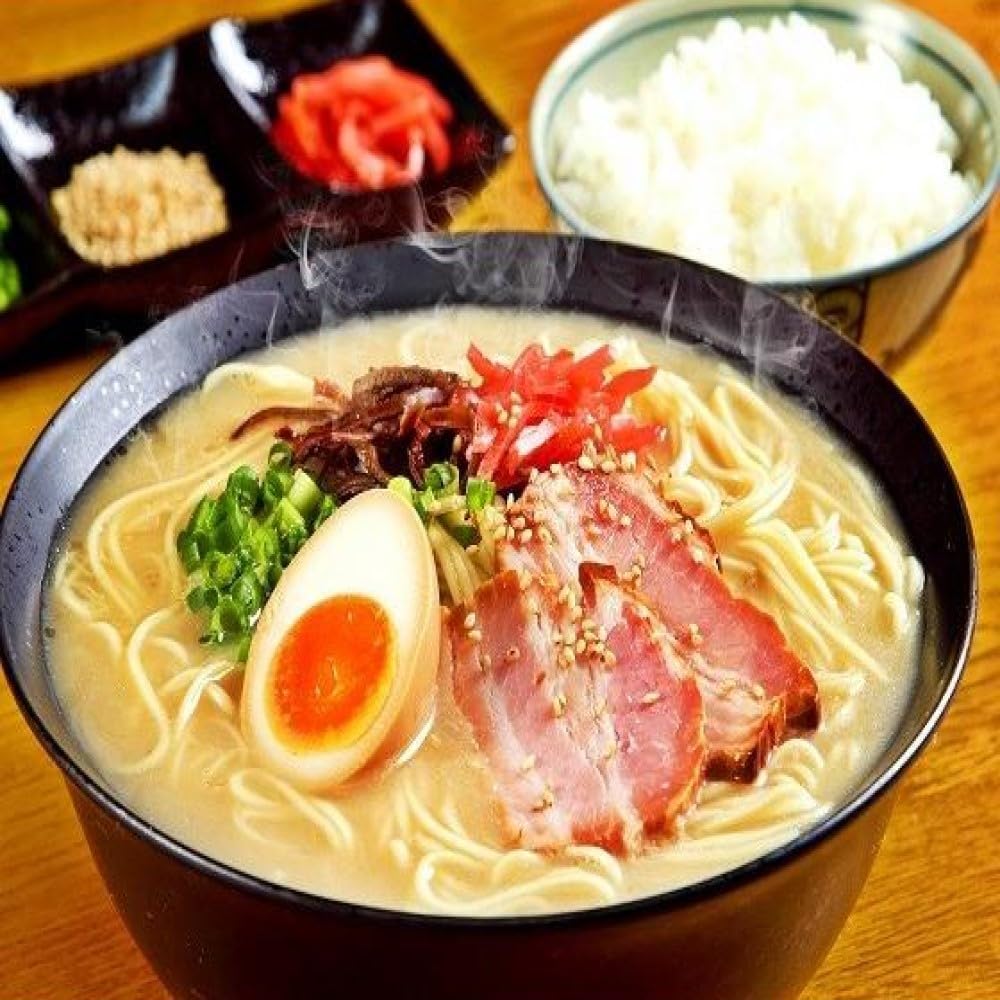 Tonkotsu Ramen 3 Types, Eat Comparison Set (8 Servings), Hakata-Style Light Tonkotsu 4, Kurume-Style Soy Sauce Pork Bone (Kyushu Boy) 2, Spicy Tonkotsu Sensei 2, Dried Noodle, Soup, Gift, Gift,