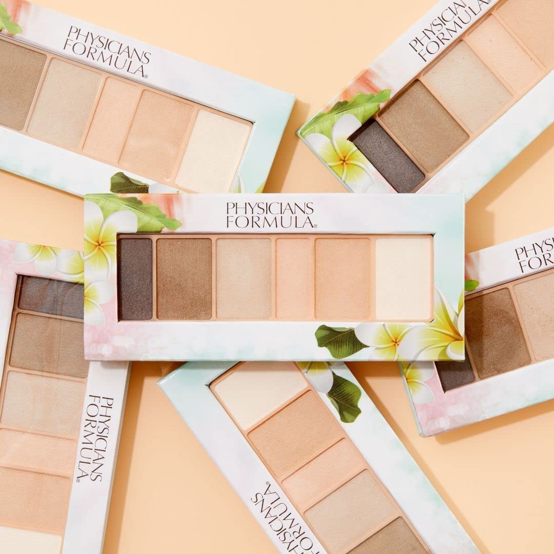 Paleta de sombras de ojos de Physicians Formula Matte Monoi Butter Sombra de ojos natural mate tonos nude sonrojados, para piel sensible, hipoalergénica, nutritiva e hidratante, suave, uso todo el día