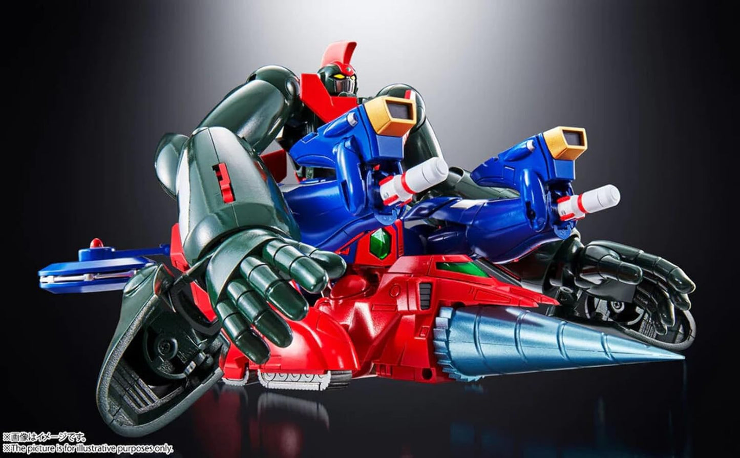TAMASHII NATIONS Soul of Chogokin GX-96 Getter Robo Go, Approx. 7.1 inches (180 mm), ABS & Die-Cast & PVC Pre-Painted Action Figure
