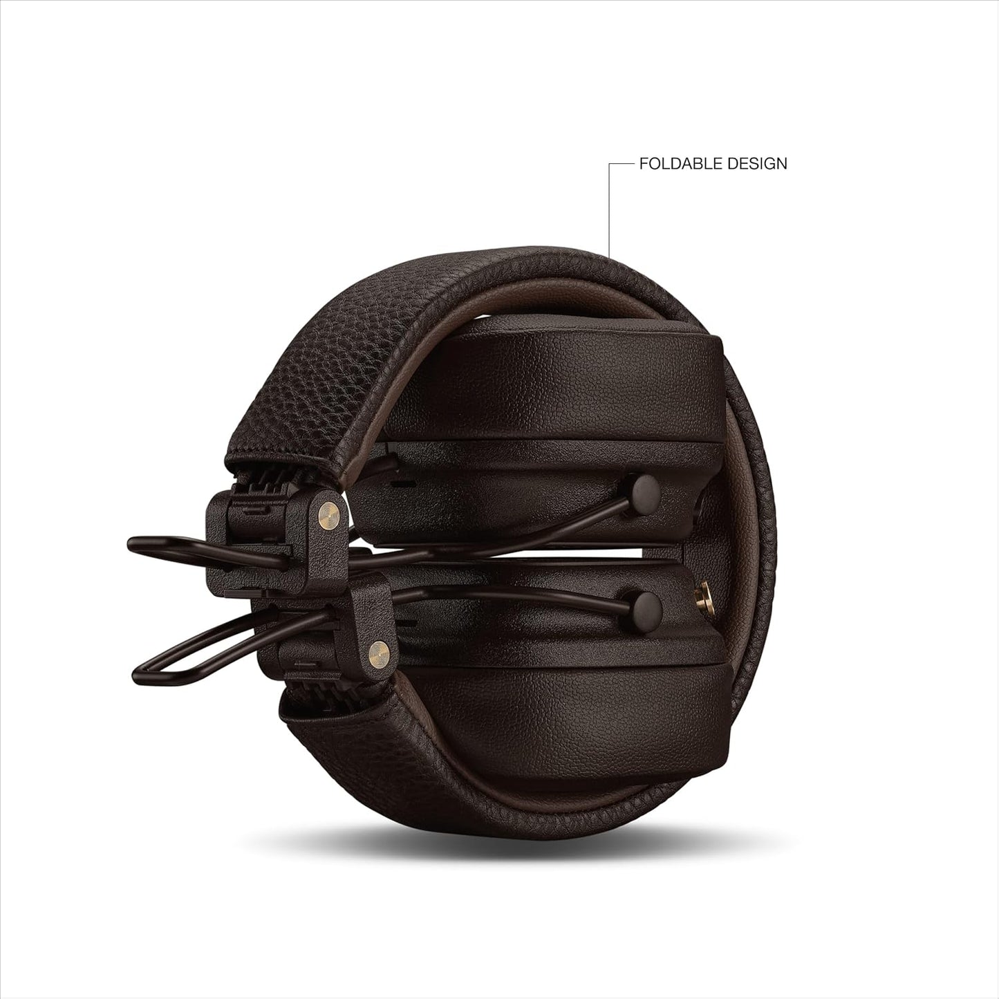Marshall Wireless On-Ear Headphones Major V Brown Bluetooth / Continuous Playback 100 Hours / Qi Charging Compatible / Call Support 【Domestic Genuine Product】