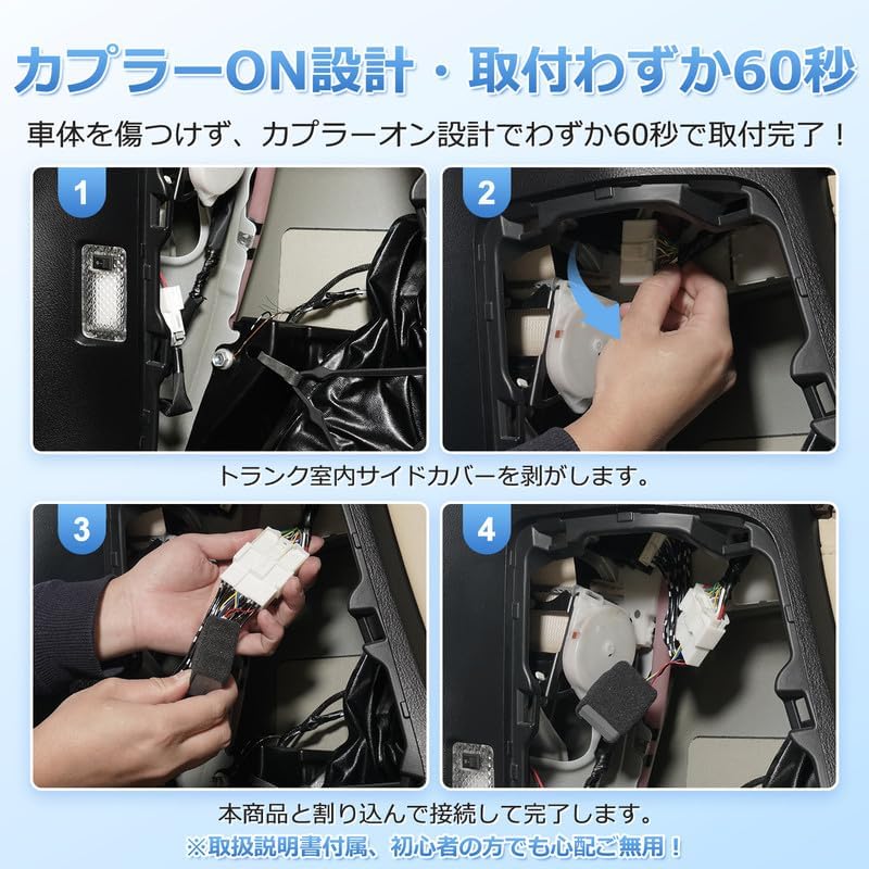 Alphard 30 Series Power Back Door Open Kit, Auto Open with Unlock Switch, Toyota ALPHARD VELLFIRE Early and Late AYH/GGH/AGH30/35W Coupler On, Easy Installation, Custom Parts, Accessories