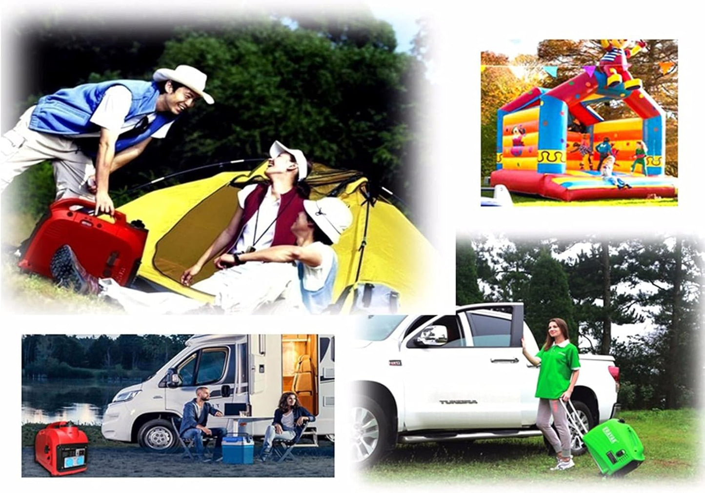 2000 Watt Portable Inverter Generator with Gasoline Engine