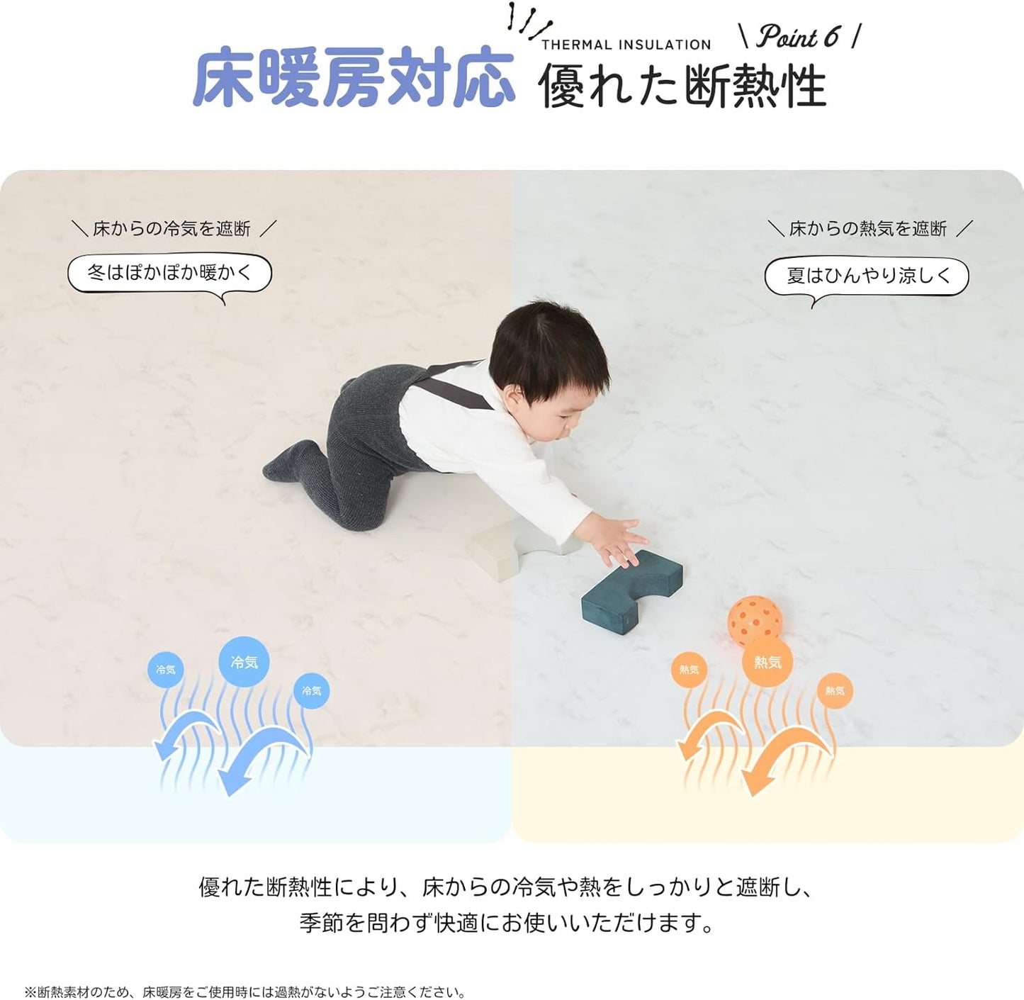 GU MODE Baby Mat (Milky White, 110x300x1cm)