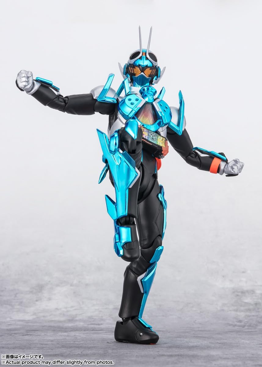 BANDAI SPIRITS S.H. Figuarts Kamen Rider Gatchard Steam Hopper (First-Press Production), Approx. 5.9 inches (150 mm), PVC & ABS, Pre-painted Action Figure