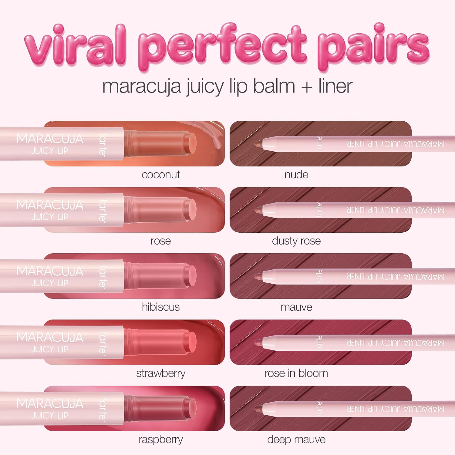tarte maracuja jugoso bálsamo labial brillante – Mantequilla labial nutritiva viral con color y alta hidratación brillante, cuidado de la piel infundido con vitamina E, vegano y libre de crueldad