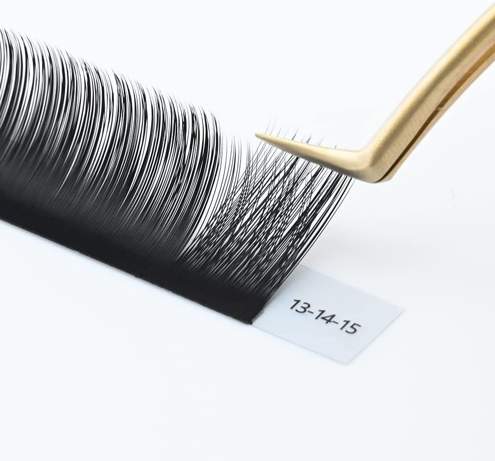 NAGARAKU 3D-6D Volume Eyelash Extensions 0.05mm D Curl 9-10-11mm Mixed Length Camellia Pandora Light and Long Lasting Eyelash