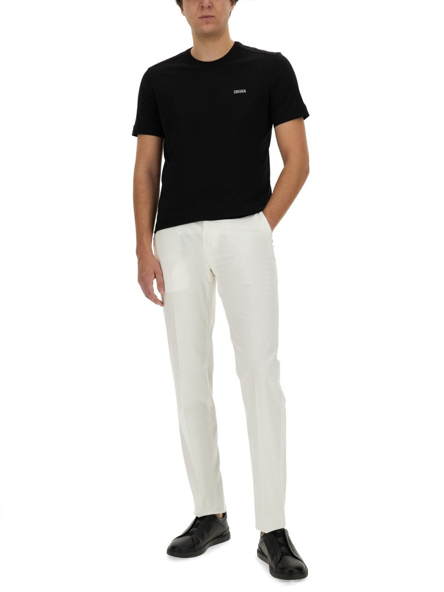 Zegna ロゴ付きのゼンナTシャツ - Image 7
