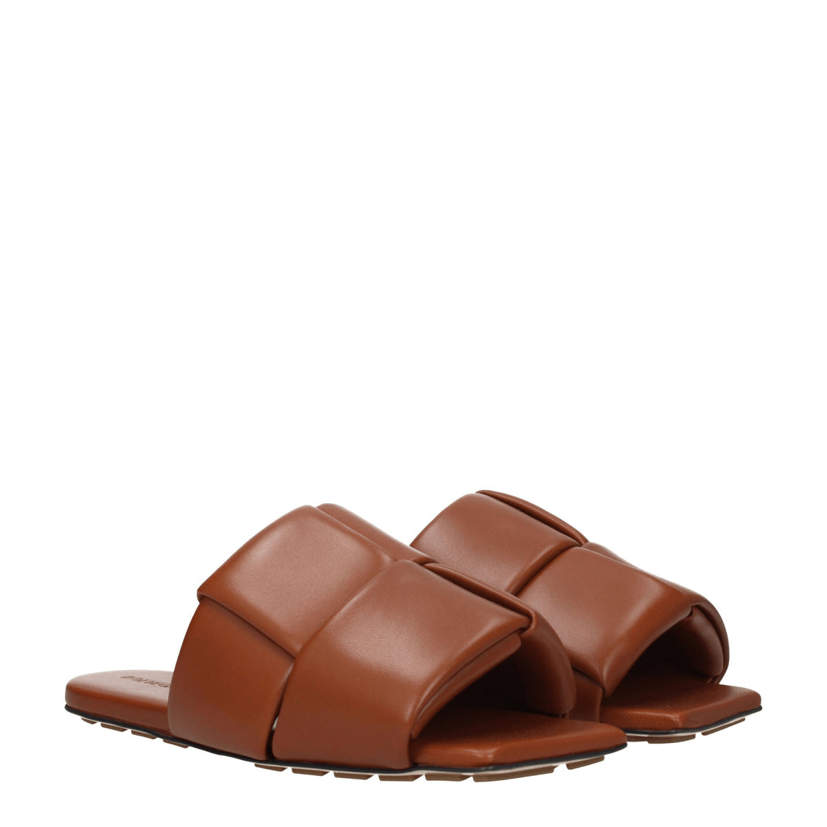 Bottega Bottega Veneta Slippers And Hooves Man Brown/Caramel Leather - Image 7