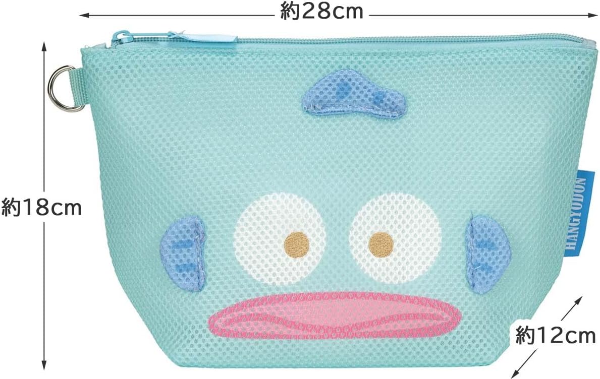 Skater BSMB1-A Sauna Mesh Bag, Spa Bag, Tote Bag, Sanrio Hungyodon, Squishy Design