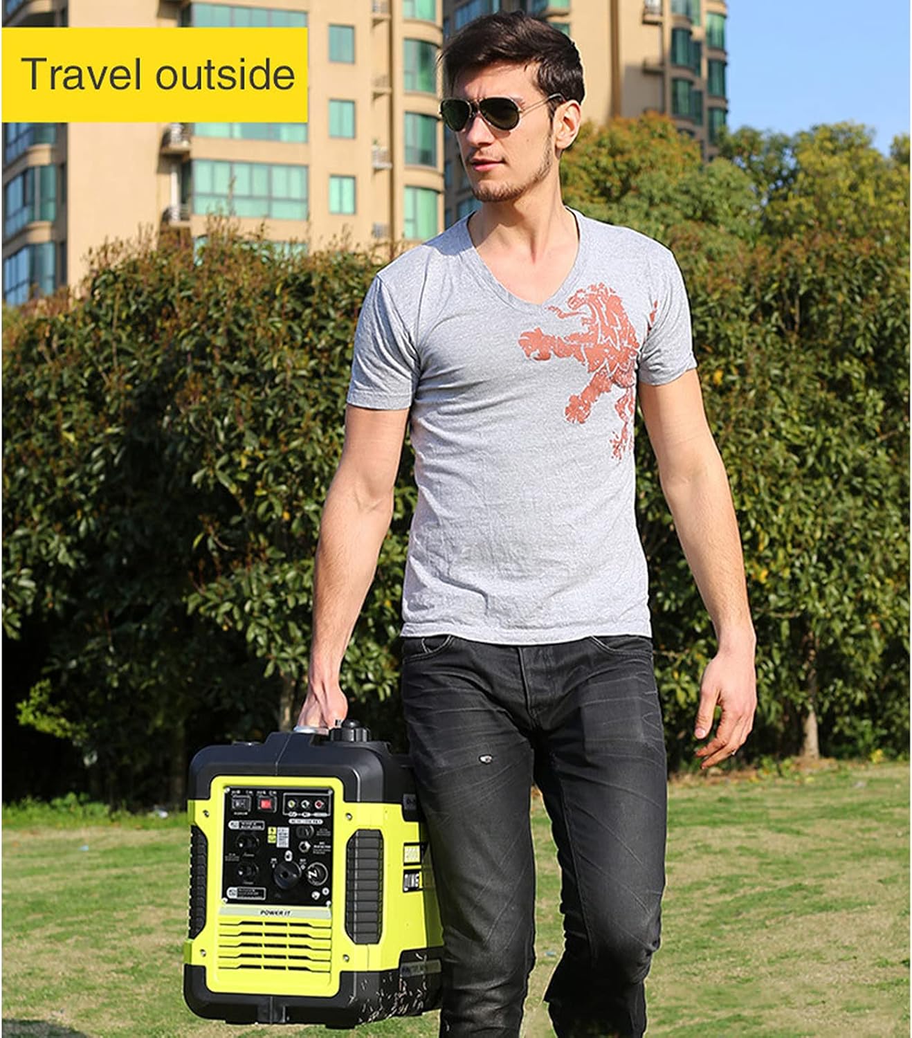 2000w Digital Variable Frequency Gasoline Generator Portable Low Noise Home Gasoline Generator/Emergency Power Supply