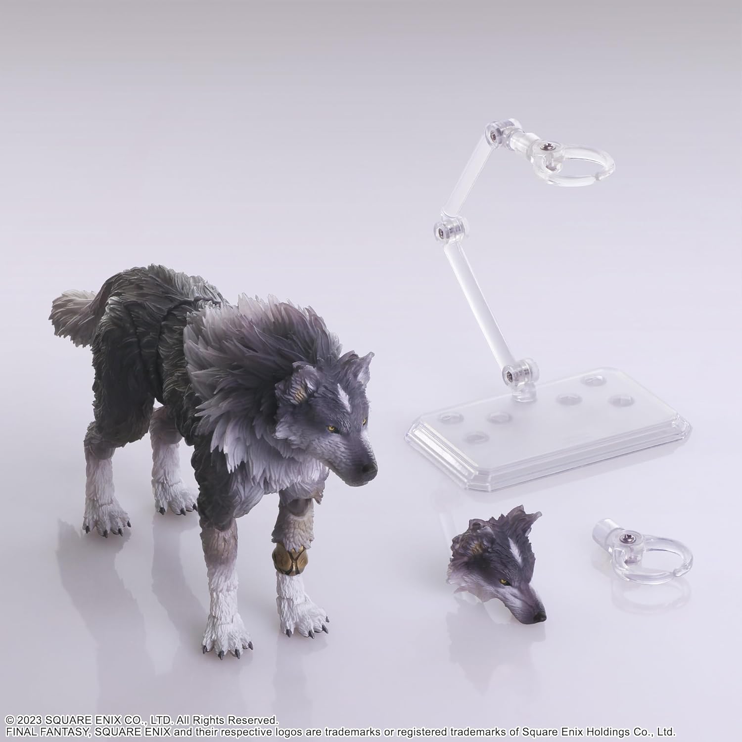 Square Enix Final Fantasy XVI Bling Arts Clive Rosfield & Torgal PVC Pre-painted Action Figure