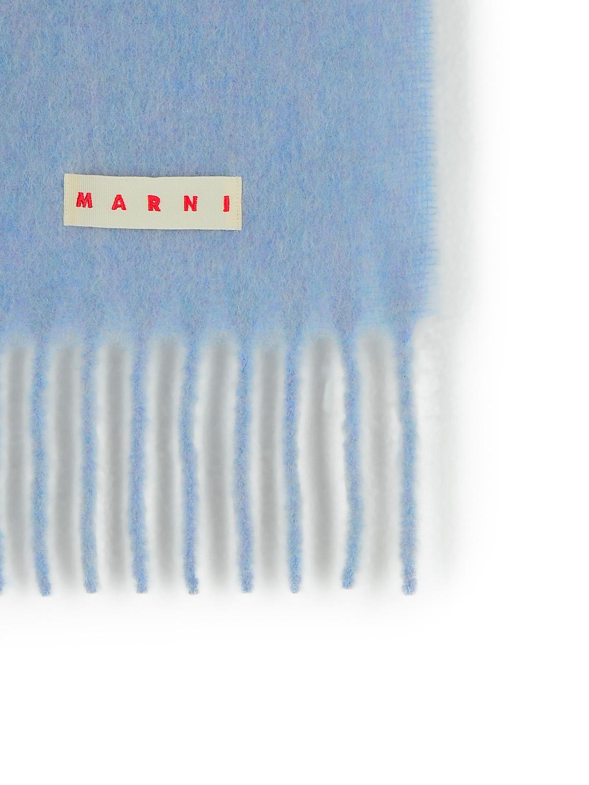 Marni Marni Light Blue Alpaca Blend Scarf - Image 7