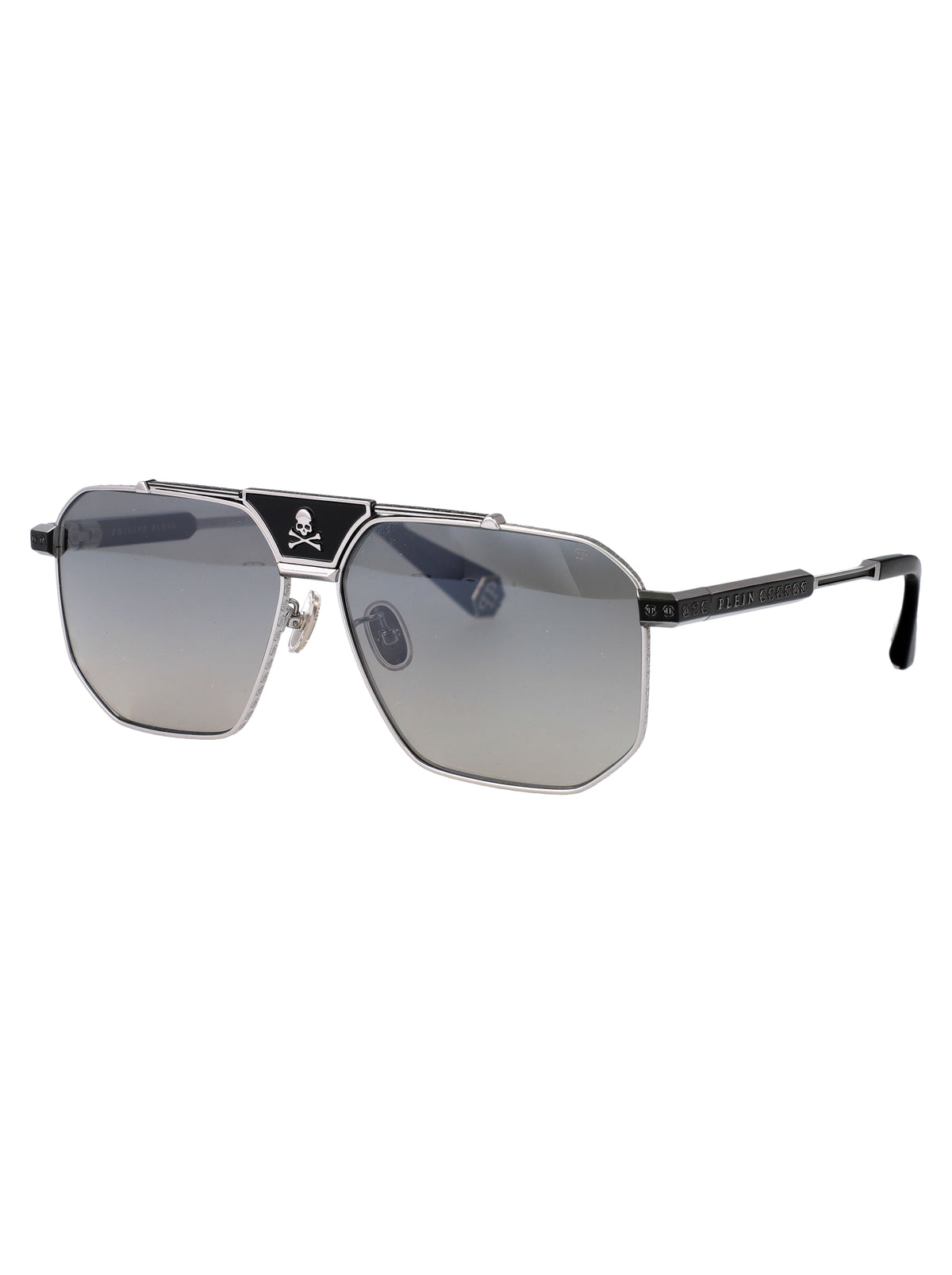 Philipp Philipp Plein Geometric Sunglasses SPP152 W K07 X - Image 7