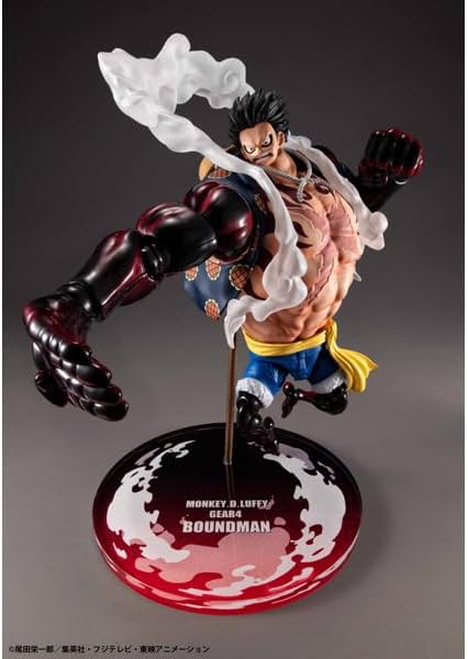MegaHouse Variable Action Heroes One Piece Monkey D. Luffy Gear 4 Boundman, Approx. 7.9 inches (200 mm), PVC Pre-painted Complete Figure