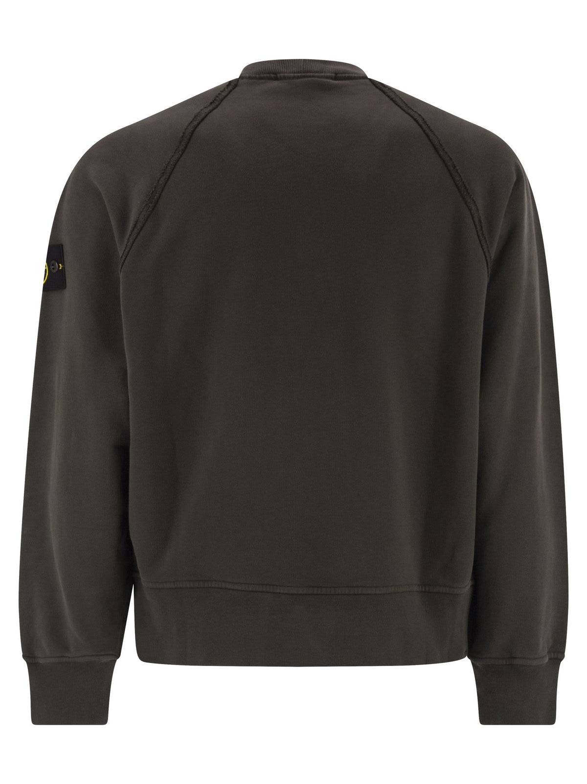 Stone Stone Island Oversized Crew Neck Sweatshirt With Raglan Sleeves - Image 7