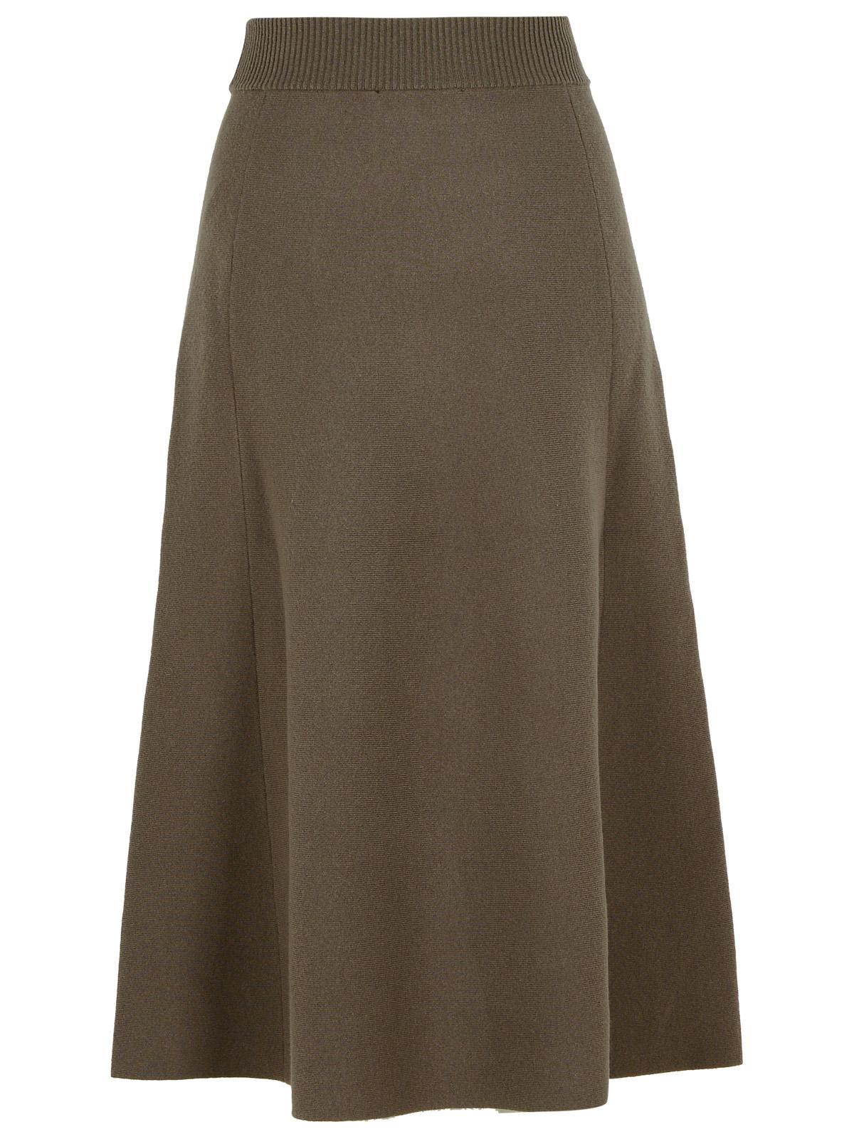 Lanvin ランバンベージュウールブレンドスカート - Image 7