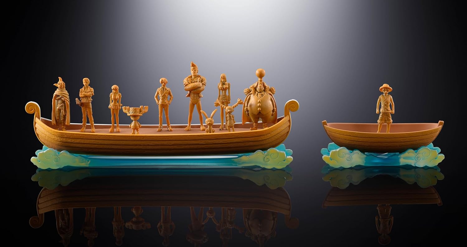 BANDAI SPIRITS Chogokin ONE PIECE Going Mary Issue - One Piece Anime 25th Anniversary Memorial Edition Approx. 11.0 inches (280 mm), PVC & ABS & Die Cast Painted Action Figure