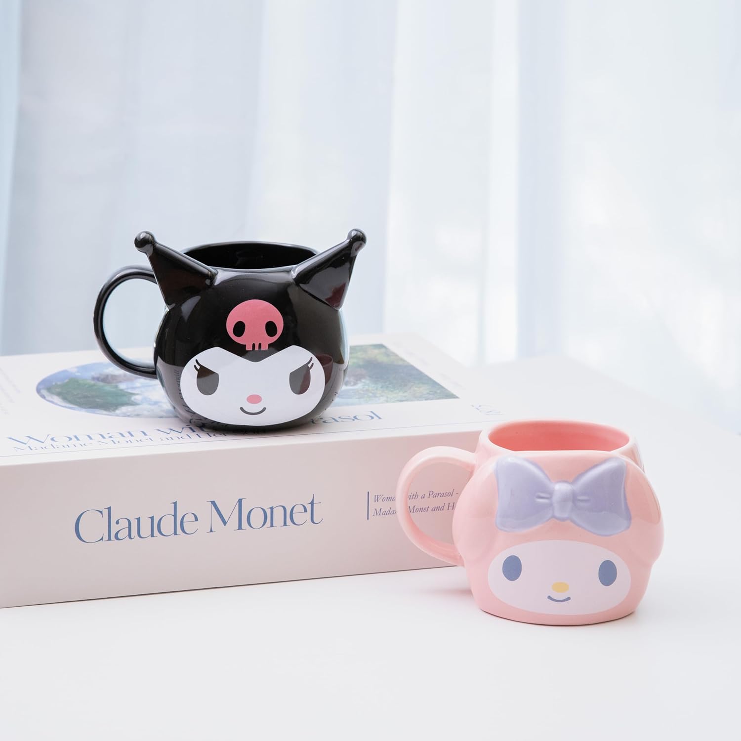 Skater CHMGD4-A Ceramic Mug, 13.8 fl oz (390 ml), Die Cut, My Melody Sanrio