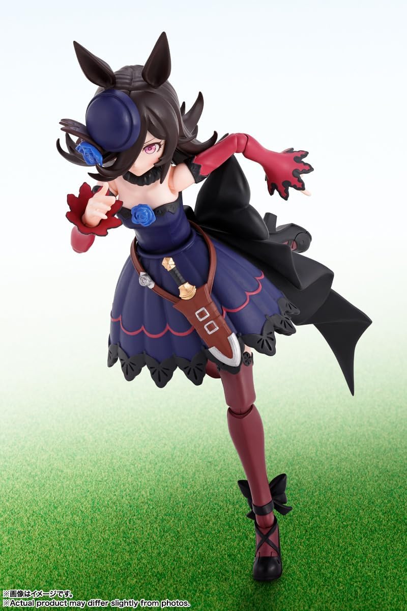 S.H. Figuarts Uma Musume Pretty Derby Rice Shower Special Edition, Approx. 4.9 inches (125 mm), PVC & ABS Pre-painted Action Figure
