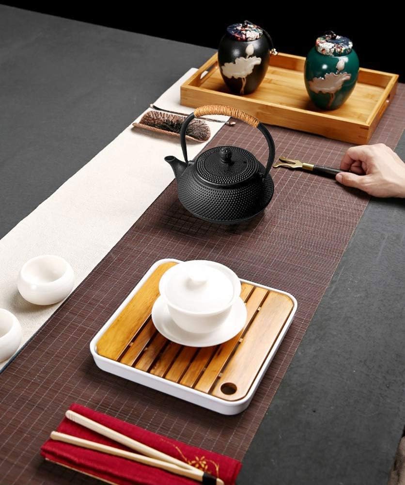 Iron Kettle Teapot Iron Supplement No Enamel Direct Fire Use IH Compatible Traditional Craft Hail 0.8L