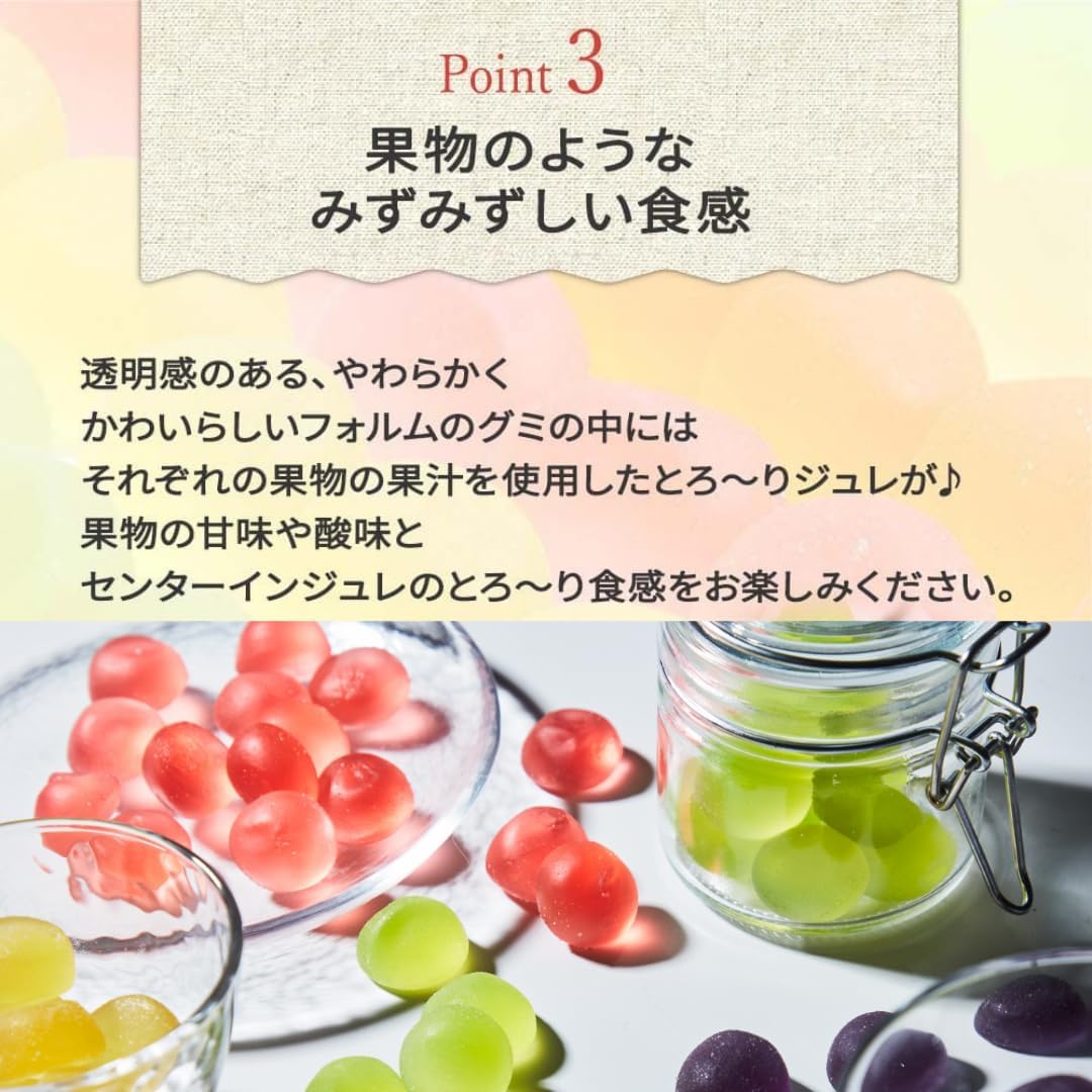 KANEKA Food Products Lactobacillus-infused Fruit Juice Gummies 40g x 20 Bags Gummies Random Assorted Set Large Capacity Commercial Large Quantity