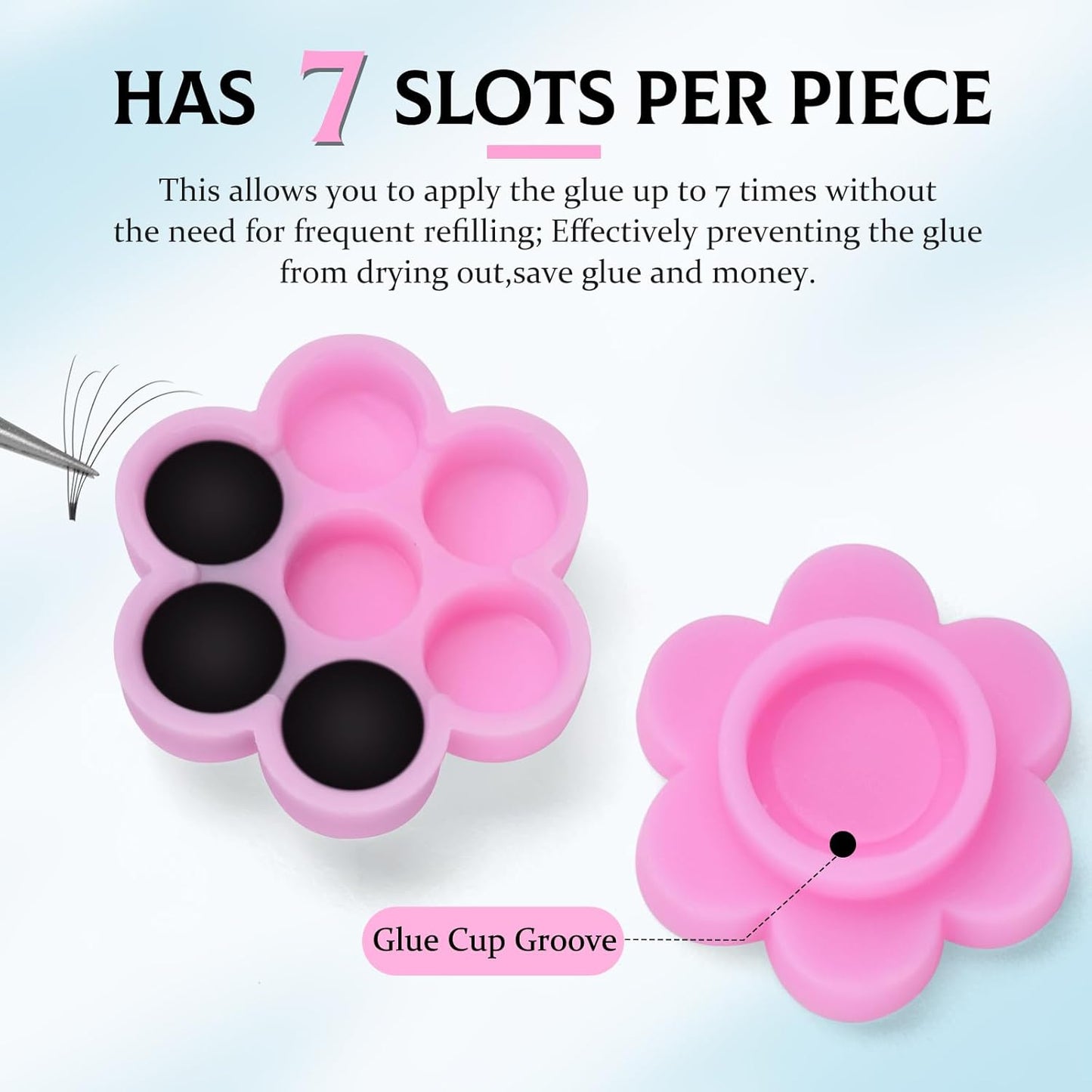 UAKEREDプロ向け まつ毛エクステンション ツールフルセットシリカゲルまつげカールセット5号Yブラシまつげリフトパッド接ぎ木まつげリフトカーラーリングまつげエクステンション用品繰り返し使用可能