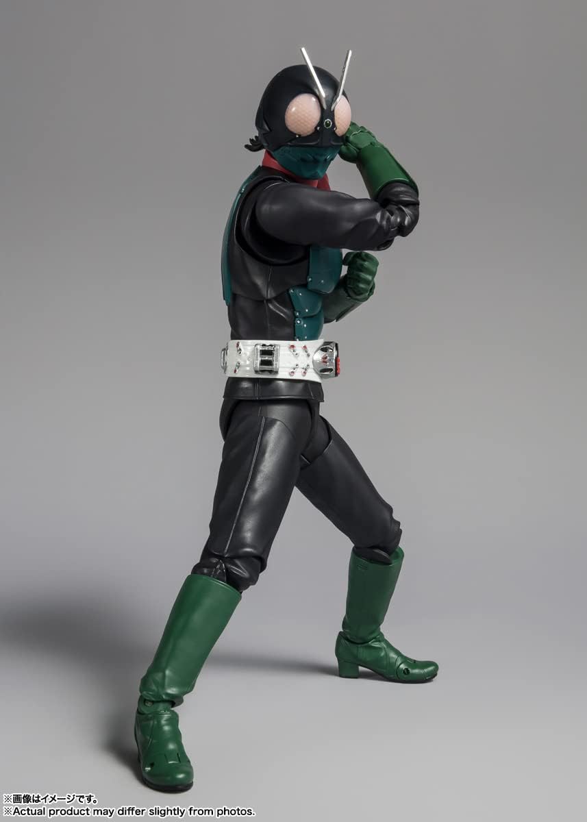 S.H. Figuarts Shin Kamen Rider Action Figure, Approximately 5.7 Inches (145 mm), PVC + ABS + Fabric, Painted