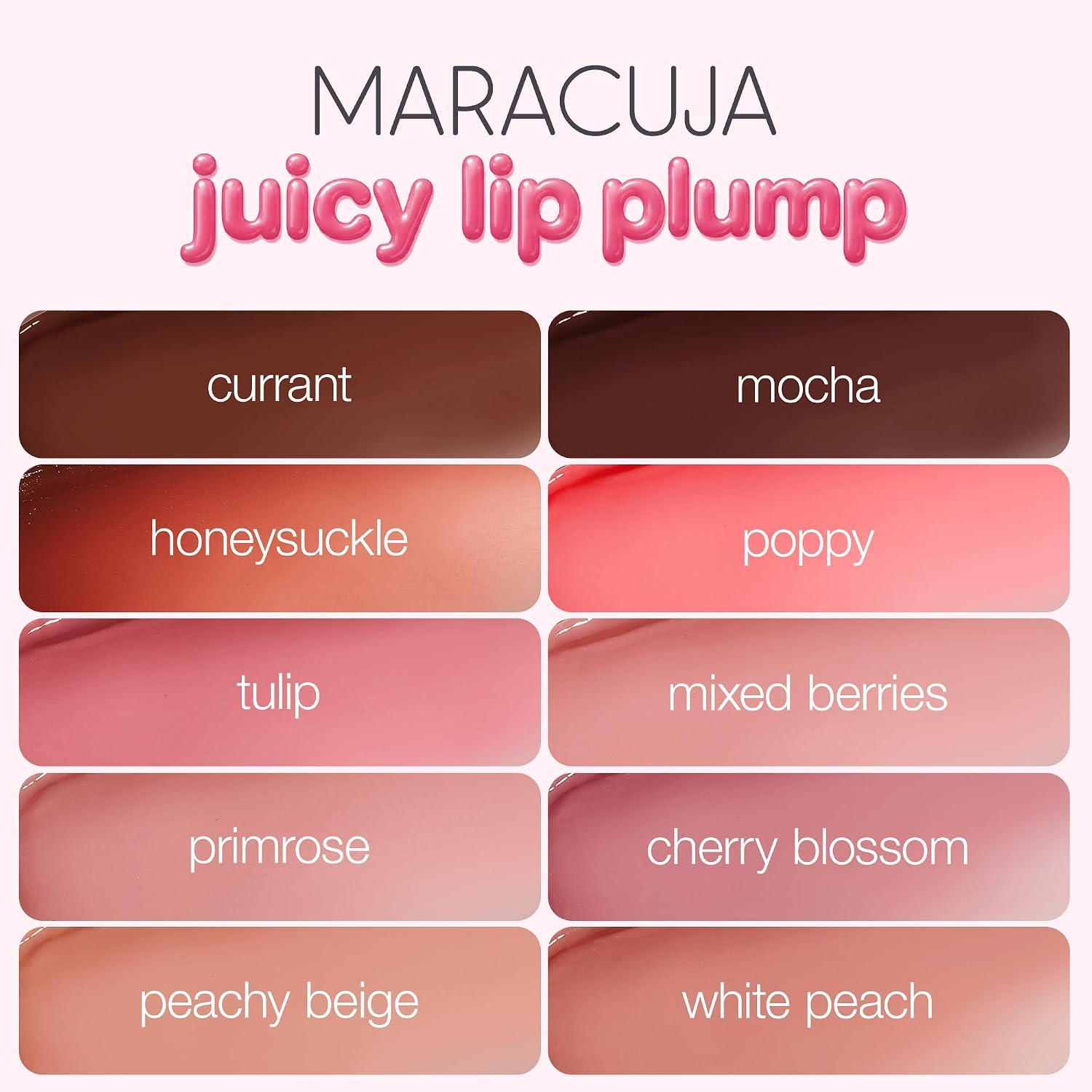tarte maracuja juicy lip plump – Hydrating & Volumizing Lip Plumper Gloss Balm with Nourishing Hyaluronic Acid & Vitamin E, Plumps & Moisturizes, Vegan & Cruelty-Free