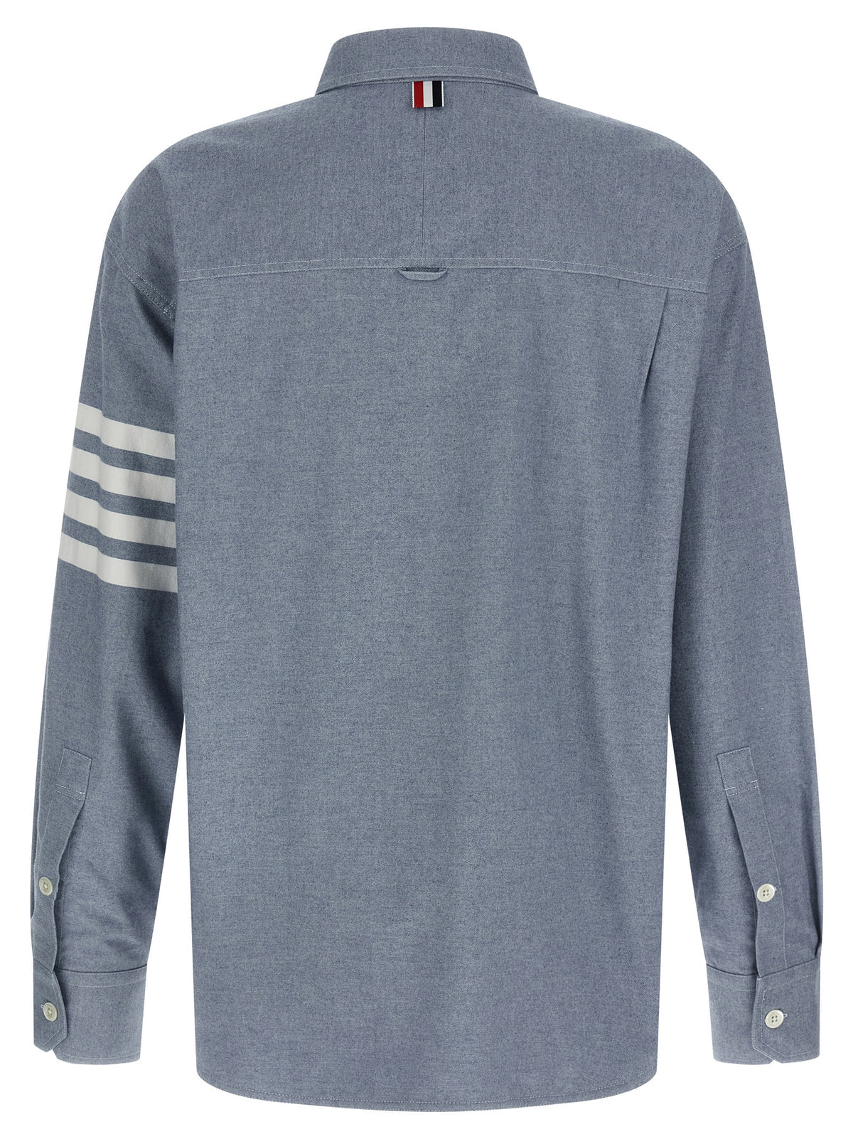 Thom Thom Browne '4 Bar'フランネルシャツ - Image 7
