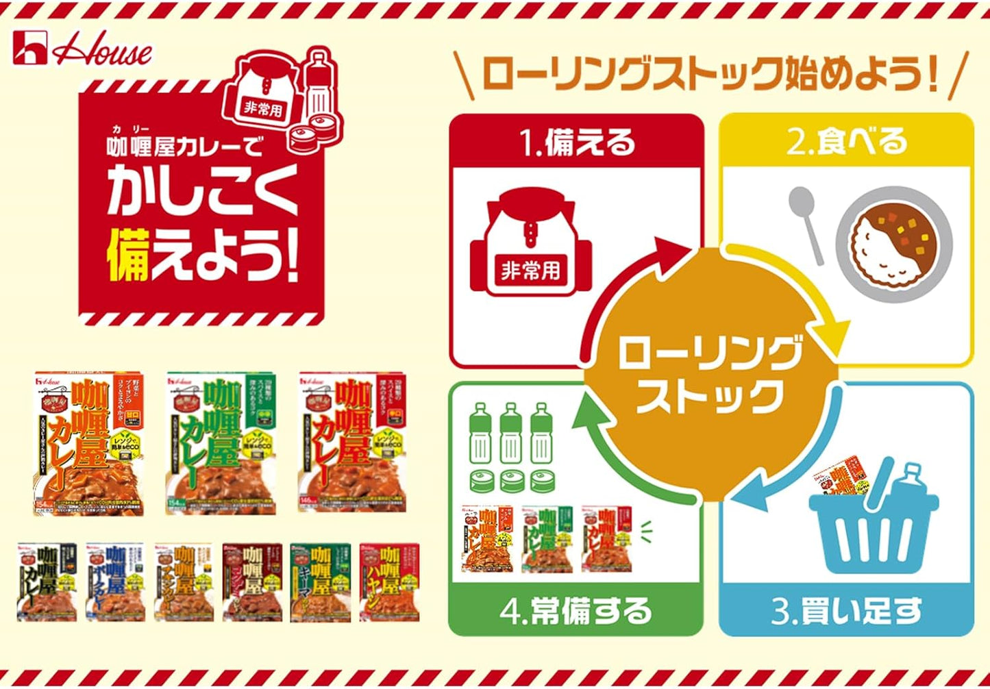 House Curryya Curry, Medium Spicy, 6.3 oz (180 g) x 10 Pouches, Microwave Compatible, Easy to Cook