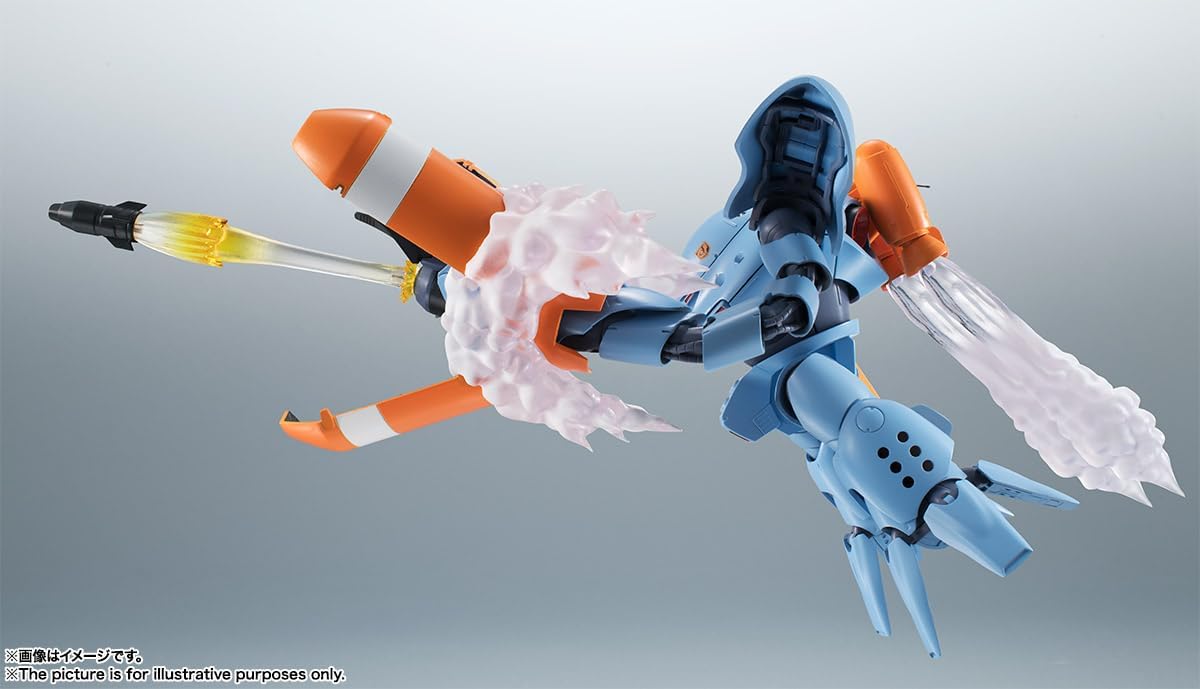 TAMASHII NATIONS Robot Spirits, Mobile Suit Gundam 0080, War in the Pocket, MSM-03C Higoc Version, A.N.I.M.E. (Resale Version), Approx. 4.1 inches (105 mm), ABS & PVC, Painted Action Figure