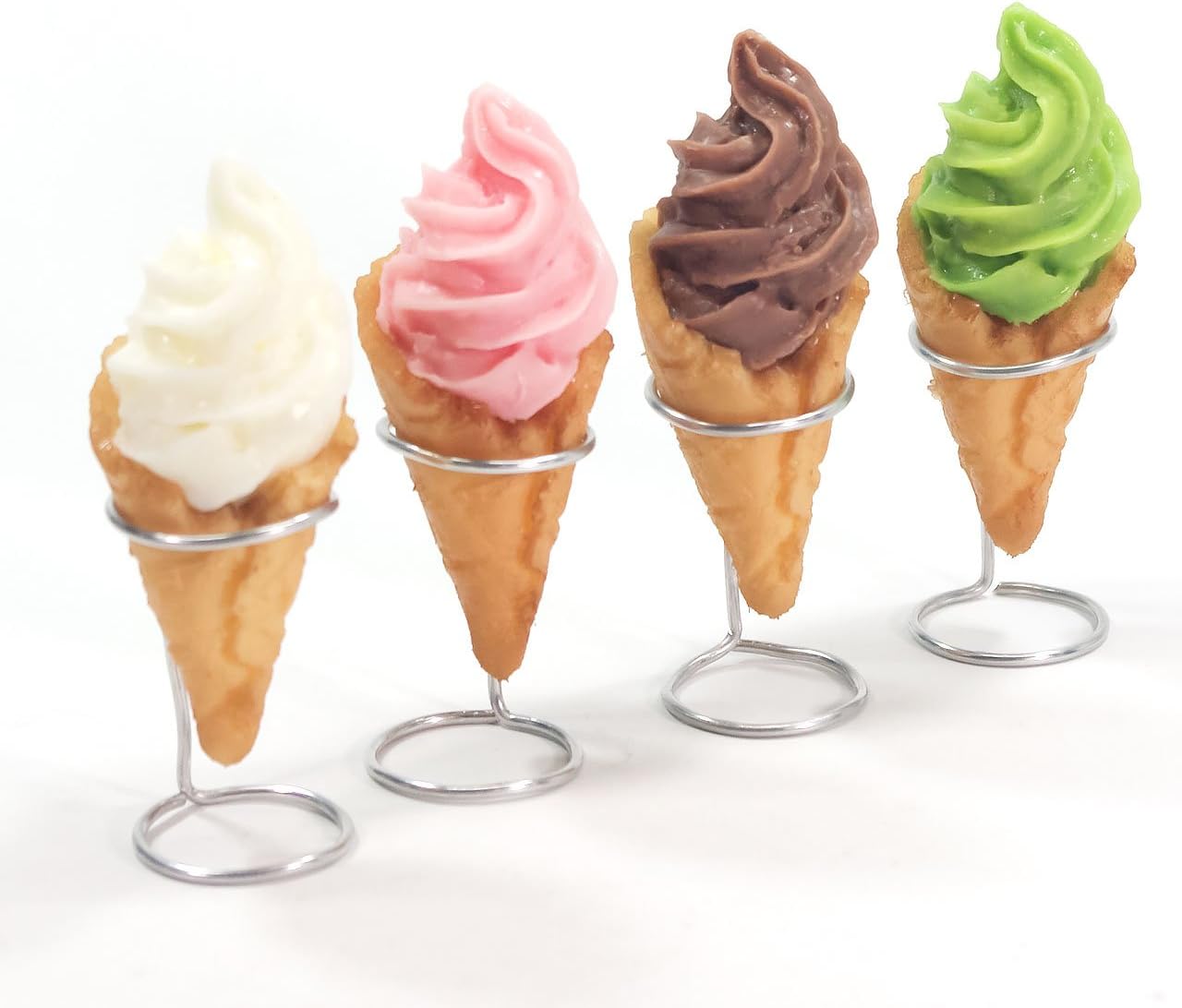 Soft Cream Vanilla Food Sample Keychain Cute, Funny, Souvenir, Present, 133OK, Coconut Accessories
