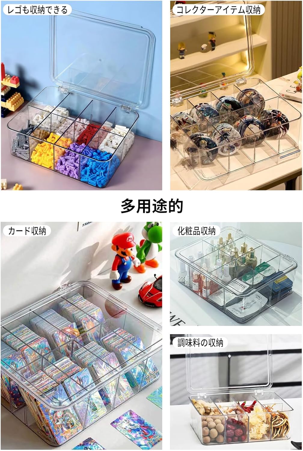 Mirasizuku Card Case, Trading Card, Large Capacity, Pokemon Card Case, Approx. 2,800+ Trading Card Storage/112 Loader PSA Storage Case, Horizontal Slot, Vertical Port, Storage Box, Trading Card,